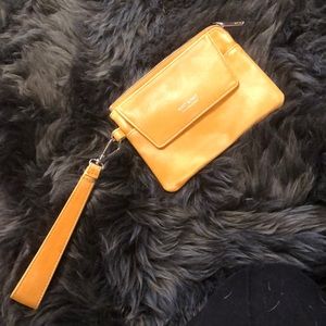 Matt & Nat Orange Wristlet Clutch